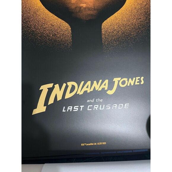 INDIANA JONES LYNDON WILLOUGHBY bottleneck gallery Art print limited edition - Picture 3 of 5